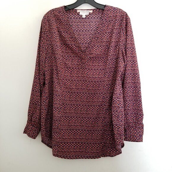 Collective Concepts Pea In The Pod Pattern Blouse - Picture 10 of 10